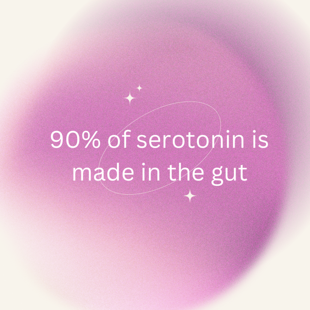 Quote: 90% of serotonin is made in the gut