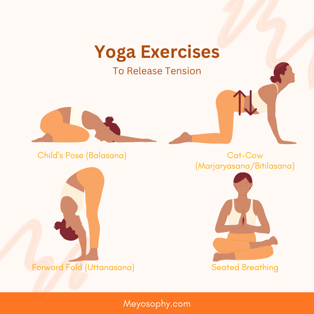 Yoga poses for anxiety relief and less tension