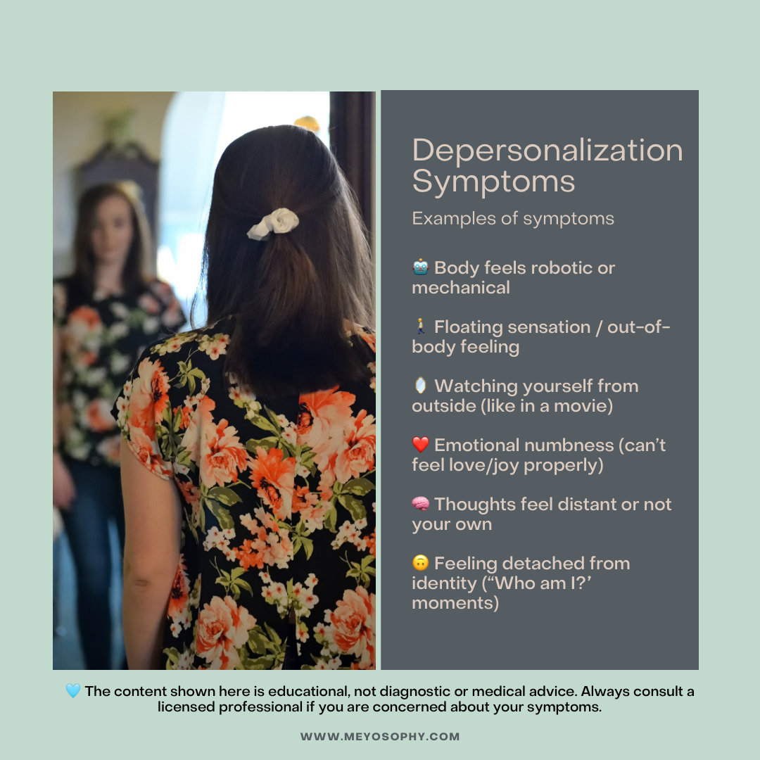 Depersonalization symptoms