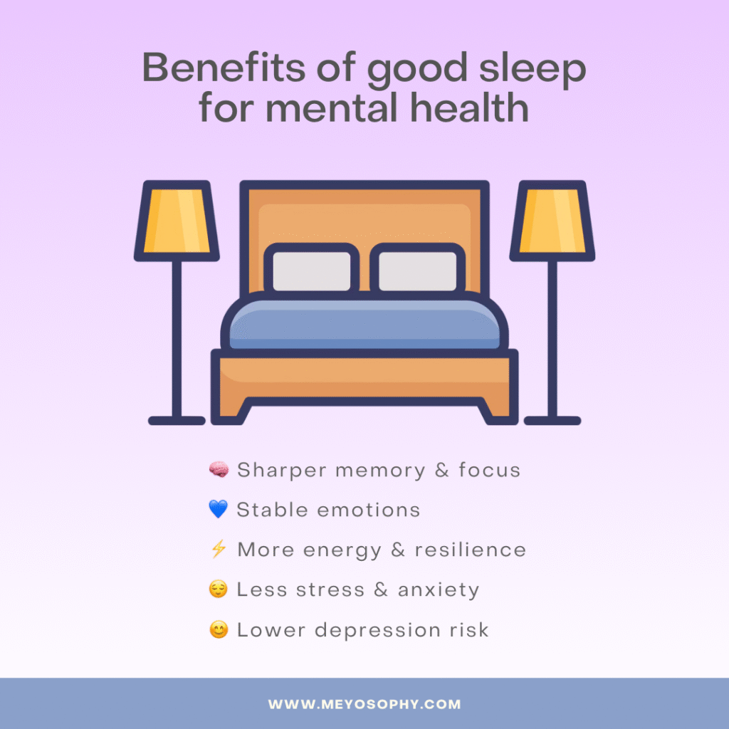 Benefits of good sleep