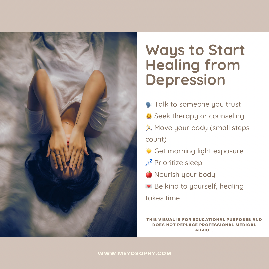 Ways to heal from depression